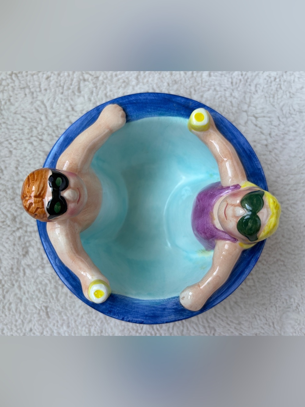Vintage 1995 Lotus Pool Chip and Dip Bowl Set - Picture 5 of 16